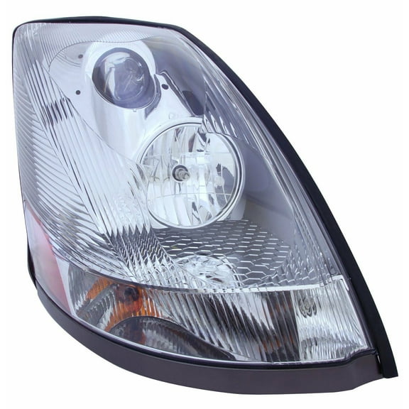 Volvo VNL Replacement Chrome/Silver Headlight Passenger Side 2004  Up/ 20496653-20496654