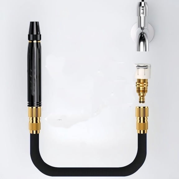 Retractable Garden Hose with Spray Gun, Car Wash Watering Tool