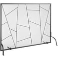 thumbnail image 1 of VEVOR Fireplace Screen Single Panel, Sturdy Iron Mesh Fireplace Screen, 35.6"(L) x28.4"(H) Spark Guard Cover, Simple Installation, Free Standing Fire Fence Grate for Living Room Home Decor Modern, 1 of 9