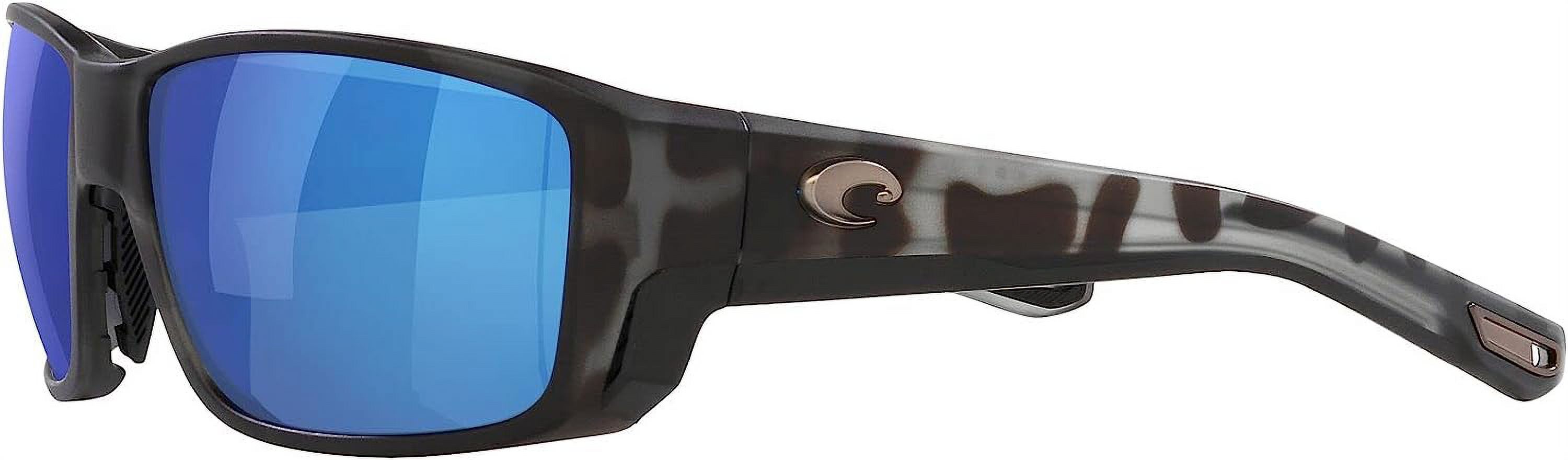 Costa Del Mar Tuna Alley Pro Blue Mirror Polarized Glass Men's Sunglasses 6S9105 910513 60