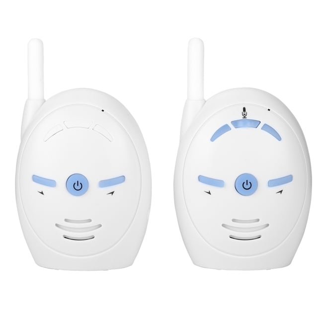 Vigilabebés con audio digital inalámbrico con transmisión de 2,4 GHz, conversación bidirecional, alta sensibilidad, plug and play, cifrado de datos y ajuste de