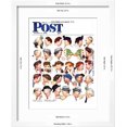thumbnail image 3 of Chain of Gossip Saturday Evening Post Cover, March 6,1948, Framed Art Print Wall Art by Norman Rockwell Sold by Art.Com, 3 of 6