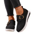 thumbnail image 5 of Willtoo Orthopedic Walking Shoes for Women Comfortable Round-Toe Wedge Heels with Metal Buckle Non-Slip Arch Support Slip on Shoes Orthopedic Breathable Walking Sneaker, 5 of 5