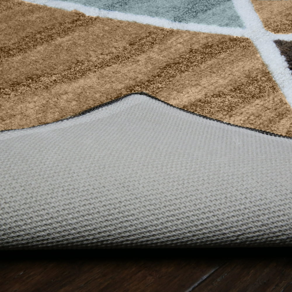 Better Homes & Gardens Geo Waves Indoor Living Room Area Rug, Blue