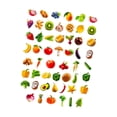 thumbnail image 4 of Pegatinas de frutas y verduras,Pegatinas de frutas y verduras para actividades infantiles,Pegatinas de alimentos decorativas DIY para niños pequeños,Pegatinas a granel fáciles de pelar para, 4 of 8