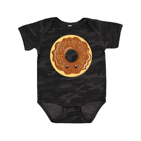 

Inktastic Chocolate Donut Boys or Girls Baby Bodysuit