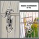 thumbnail image 4 of Raindrops 10Ud Tipo Gatillo De Metal Plateado Para Manualidades Y Accesorios De Bolsas, 4 of 8