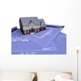 thumbnail image 1 of 3D Render H)ouse Blueprints Wall Decal Sticker by Wallmonkeys Vinyl Peel and Stick Graphic (36 in W x 25 in H), 1 of 4