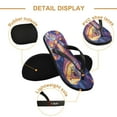thumbnail image 3 of YAZAOOSummer Flip Flops Creatively Galactic Serpent Simple Beach Sandals, 3 of 8