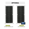 thumbnail image 3 of 12W Monocrystalline Solar Power Panel Kit with IP65 Waterproof Rating, 5V/12V DC Output & Optional Voltage Controller – Ideal for Off-Grid Charging in RVs, Boats, Sheds & Cabins, Includes USB Port, 3 of 6