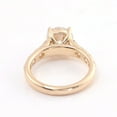 thumbnail image 5 of solitaire jewels 2CT Round Moissanite Engagement Ring For Women, 14K Yellow Gold, 5 of 6