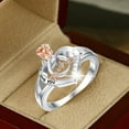 thumbnail image 4 of To My Mom To Midi Ring My Daughter Love Rhinestone Open Rings for Women Ring Mom and Daughter Mens Rings Set Rhinestone Ring Rose Love Mens Rings Rhinestone Ring, 4 of 8