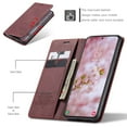 thumbnail image 2 of Galaxy S22 5G Wallet Case, TECH CIRCLE PU Leather Flip Folio Case with Card Holders RFID Blocking Kickstand Shockproof TPU Inner Shell Phone Cover for Samsung Galaxy S22 6.1 inch 2022, Winered, 2 of 10