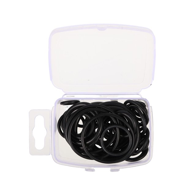Anillo de sellado duro Yuarrent negro impermeable a prueba de aceite 36 piezas