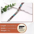 thumbnail image 3 of Copper Magnetic Bracelets For Women, Copper Magnetic Wristband And Magnetic Rings With Strength Magnets, Adjustable Size Jewelry Gift, 3 of 5