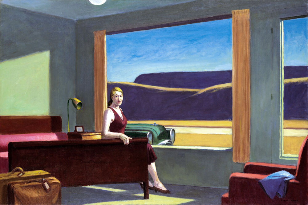 Edward Hopper Western Motel CANVAS OR PRINT WALL ART