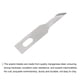 thumbnail image 5 of Cuchillas de cuchillo Exacto Uxcell #A16 Cuchillas de cuchillo de hobby Cuchillas Exacto de precisión Recargas de cuchillas de cuchillo de hobby Paquete de 100, 5 of 7