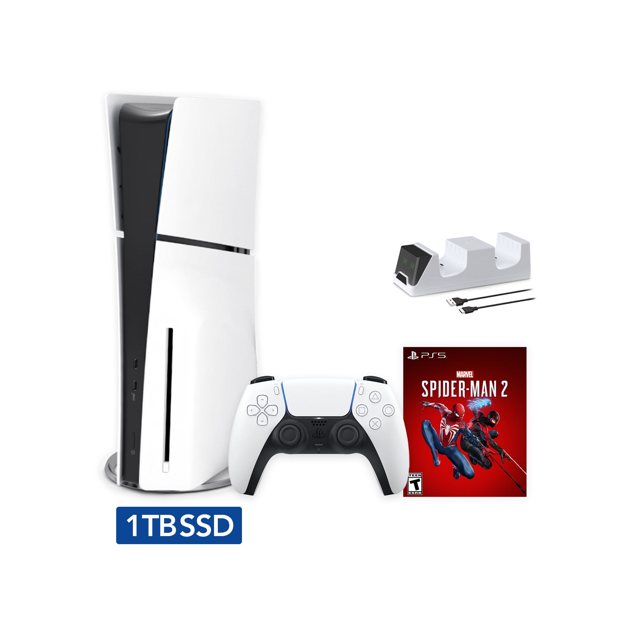 2023 PlayStation 5 Slim 1TB SSD Gaming Console with