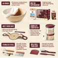 thumbnail image 3 of Kit de inicio de masa madre Superbaking con banneton Basket y más, 3 of 9