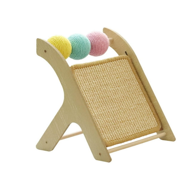 Rascador para gatos 2 en 1, tablero rascador de cartón resistente al desgaste, gato de Sisal Natural Yuyangstore Almohadilla rascadora