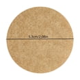 thumbnail image 3 of DLMCUH 100Pcs 53mm Espresso Paper Filters, Unbleached Natural Paper Disposable Filters, Fit Pour‑Over Drip Coffee Maker & Espresso Portafilter Puck Screen, 3 of 6