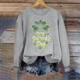 thumbnail image 5 of St Patricks Day Sweatshirt, Long Sleeve Sweatshirts Women, Round Neck Sweatshirt Women's St Patricks Day Printed Sweatshirts Crewneck Long Sleeved Tops Sweatshirt, 5 of 5