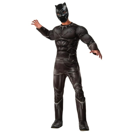 Marvel's Captain America: Civil War Deluxe Mens Black Panther Costume