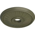 thumbnail image 3 of Ekena Millwork 20 1/8"OD x 3 7/8"ID x 1 7/8"P Berkshire Ceiling Medallion (Fits Canopies up to 6 3/8"), Hand-Painted Painted Turtle, 3 of 7