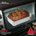 thumbnail image 5 of Disposable Aluminum Loaf Pans with Lids, 2 Lb (30 Pack) Foil Baking Tins with Plastic Lid, Tin Pan with Cover for Cake, Banana Bread, Meatloaf, Mini Lasagna, Drip Trays - Stock Your Home, 5 of 7