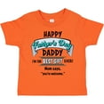thumbnail image 3 of Inktastic Happy Father's Day Best Ever Boys or Girls Toddler T-Shirt, 3 of 5