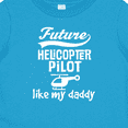 thumbnail image 4 of Inktastic Future Helicopter Pilot Like Daddy Boys Baby T-Shirt, 4 of 5