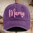 thumbnail image 2 of shoper MAMA Embroidered Lettered Casual Baseball Cap Adjustable Dad Hat for Everyday Wear for Kids, 2 of 3
