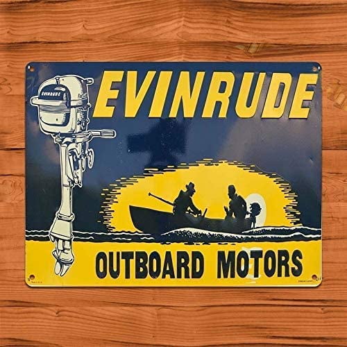 Mercury Outboards Boat Motors Sale Engine Marine Retro Metal Tin Sign 12"x8" NEW 