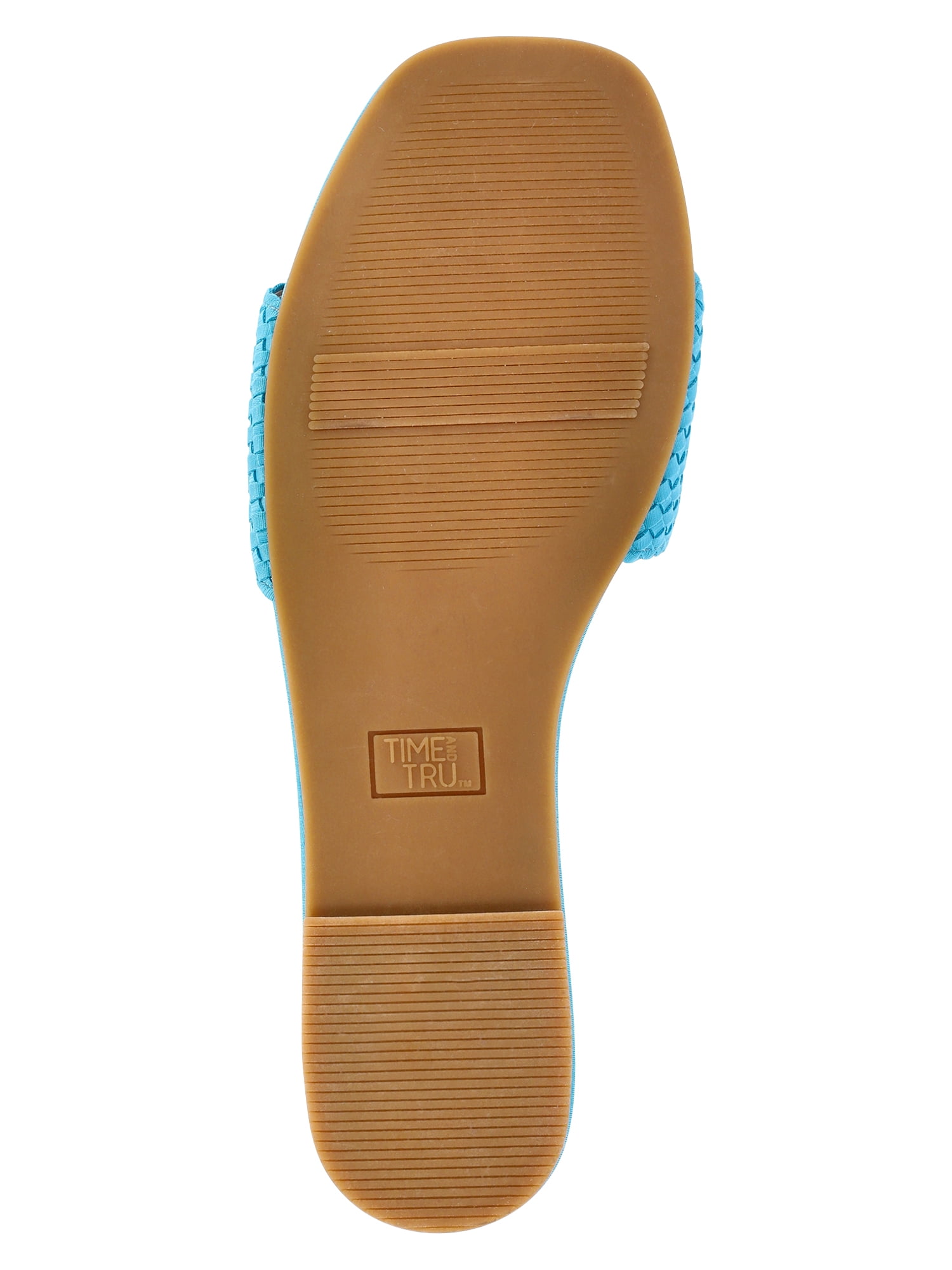Time and Tru Women's Quilted Slide Sandal