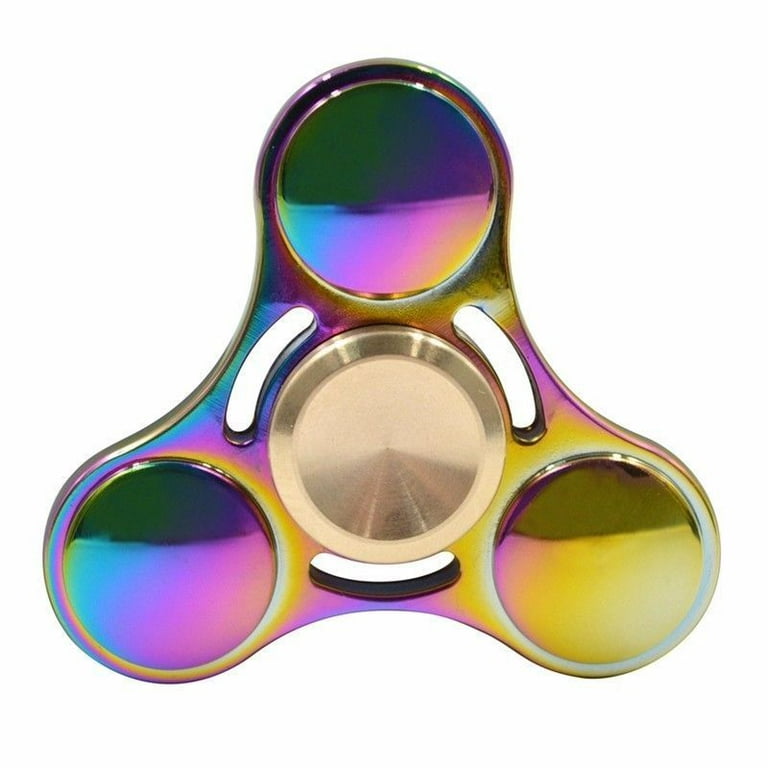 fred forgænger mobil Cp Tri Fidget Hand Spinner New Rainbow Metallic Limited Edtion Toy Stress  Reducer Ball Bearing High Speed Spinners - May help with ADD, ADHD,  Anxiety, and Autism Adult Children - Walmart.com