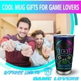 thumbnail image 5 of Gamer Gifts, Gifts for Gamers, Cool Gamer Gifts for Men Teen Boys Boyfriend, Gaming Gifts, Gamer Gift Ideas, Video Game Gifts, Gamer Girl Gifts, Gifts for Game Lovers Stainless Steel Tumbler 20oz, 5 of 6