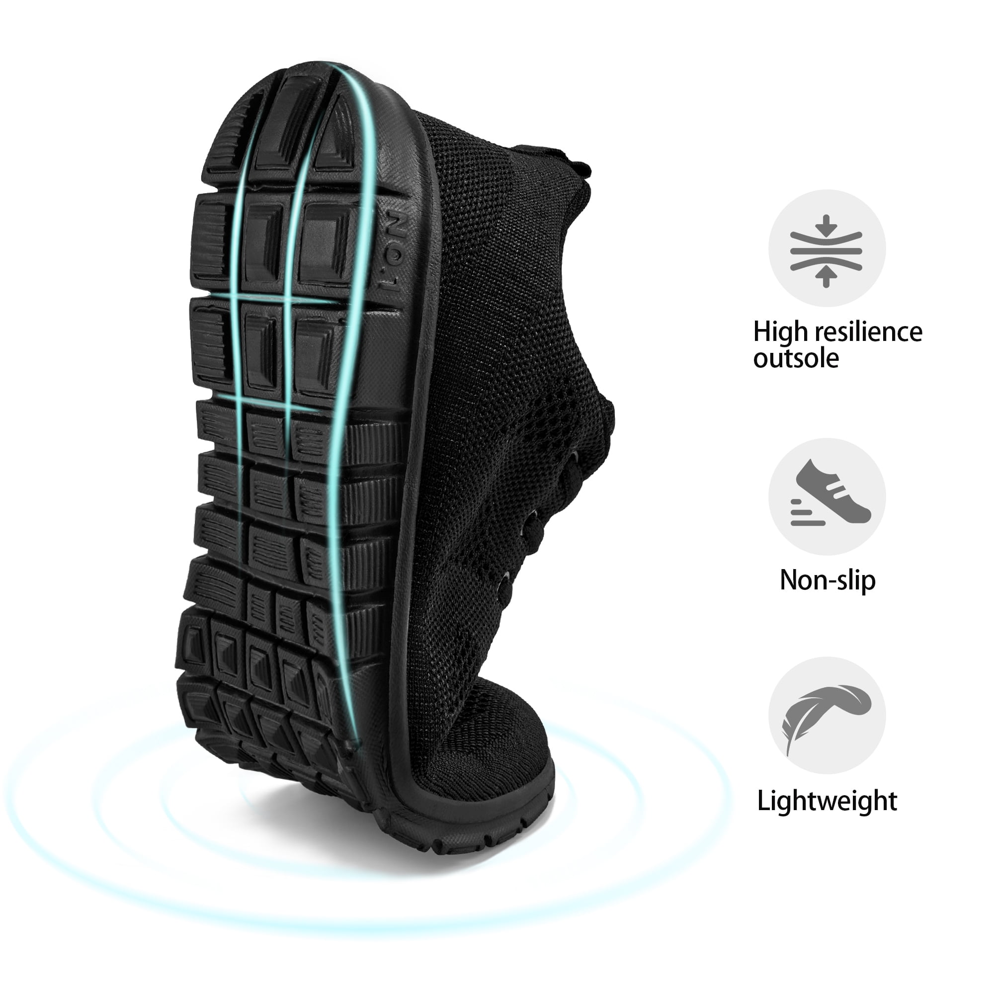 Ecetana Women Running Shoes Breathable Casual Sneakers Comfortable Walking Tennis Shoes