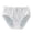 White, variant on Women's Lace High Cut Bikini Underwear, Silky Lightweight Stretchy Material, No Show Seamless Elastic Waistband Daily Comfort Panties L-2XL