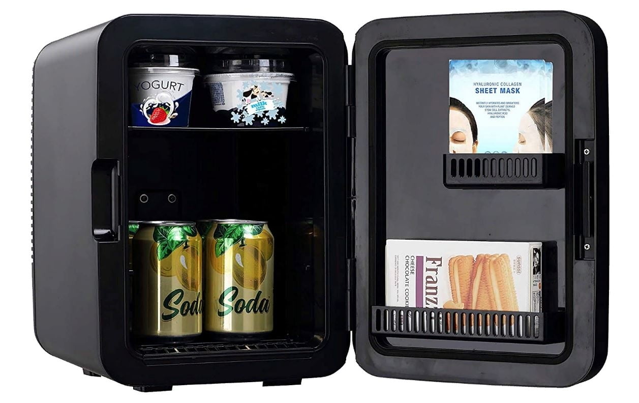 Restored Frigidaire Portable 10L, 15-Can Mini Fridge Brushed Stainless Rugged Refrigerator, EFMIS183-SS - Manufacturer (Refurbished)