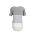 thumbnail image 3 of T-shirt d'Allaitement Maternité, Haut Classique à Manches Courtes Rayé, 3 of 7