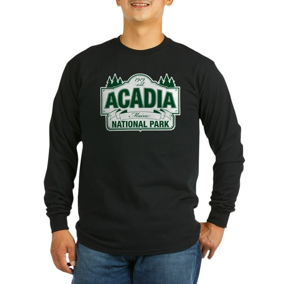 CafePress - Acadia National Park Long Sleeve Dark T Shirt - Long Sleeve Dark T-Shirt