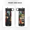 thumbnail image 4 of Yu Gi Oh! Kids Insulated Water Bottle With Straw - 18 Oz Stainless Steel Double Wall Vacuum Cup, Leakproof, Bpa Free, Suitable For Boys And Girls, 4 of 5