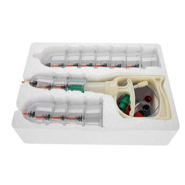 Kit De Ventosas De Succión Al Vacío, 18 Uds., Masajeador De Acupuntura Para Masaje, Copa Para Aliviar El Dolor Sweethay CE001829-00
