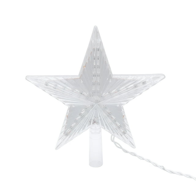 Christmas Tree Star Topper Light LED Treetop Star Ornament Home