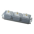 thumbnail image 4 of Platos divididos para servir aperitivos de frutos secos, caja de almacenamiento de alimentos, contenedor para frutos secos Gris Argenta, 4 of 9