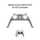 thumbnail image 1 of Manija del controlador Carcasa central delantera para Sony PS5 Decor Shell (gris), 1 of 6