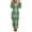 Green-1, variant on Flannel Pajamas for Women Fleece Fuzzy Sherpa Hooded One Piece Plaid Rompers Warm Winter Loungewear Sleepwear