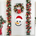 thumbnail image 4 of CxhicLuv Christmas Snowman Magnetic Refrigerator Sticker, DIY Holiday Decorations for Garage Door & Wall, Reflective Christmas Decor with Magnetic Snowman Face for Indoor & Outdoor Holiday Decor, 4 of 9