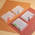 thumbnail image 4 of Clear A5 File Portable Project Case Portable A4 File Box Plastic Scrapbook Paper Storage Box for Paper Storage Containers Document Magazines Holder, 4 of 5