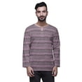 thumbnail image 1 of Atasi Indian Traditional Kurta For Men Keyhole Neck Short KurtaShirtFor Boys, 1 of 1